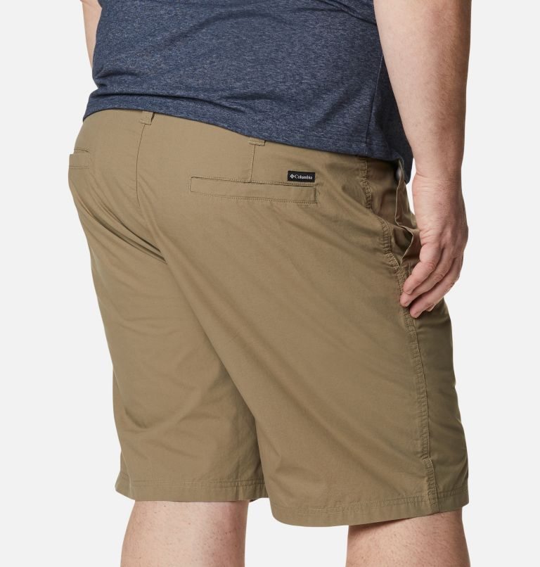 Men's Columbia Washed Out Shorts Olive | Plus Size CA-W8LA0